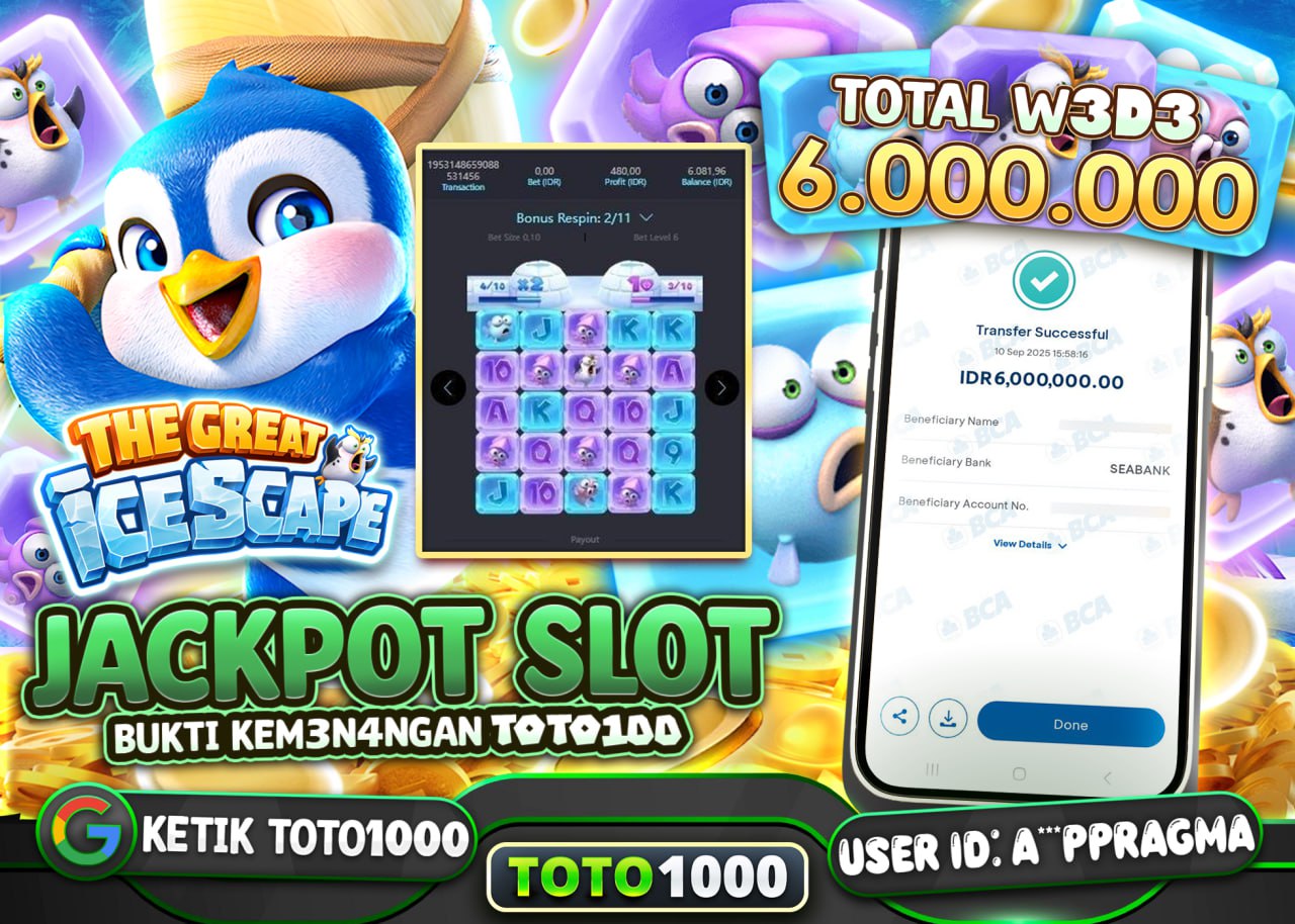 A***PPRAGMA JACKPOT THE GREAT ICE SCAPE Rp 6.000.000 - LUNAS