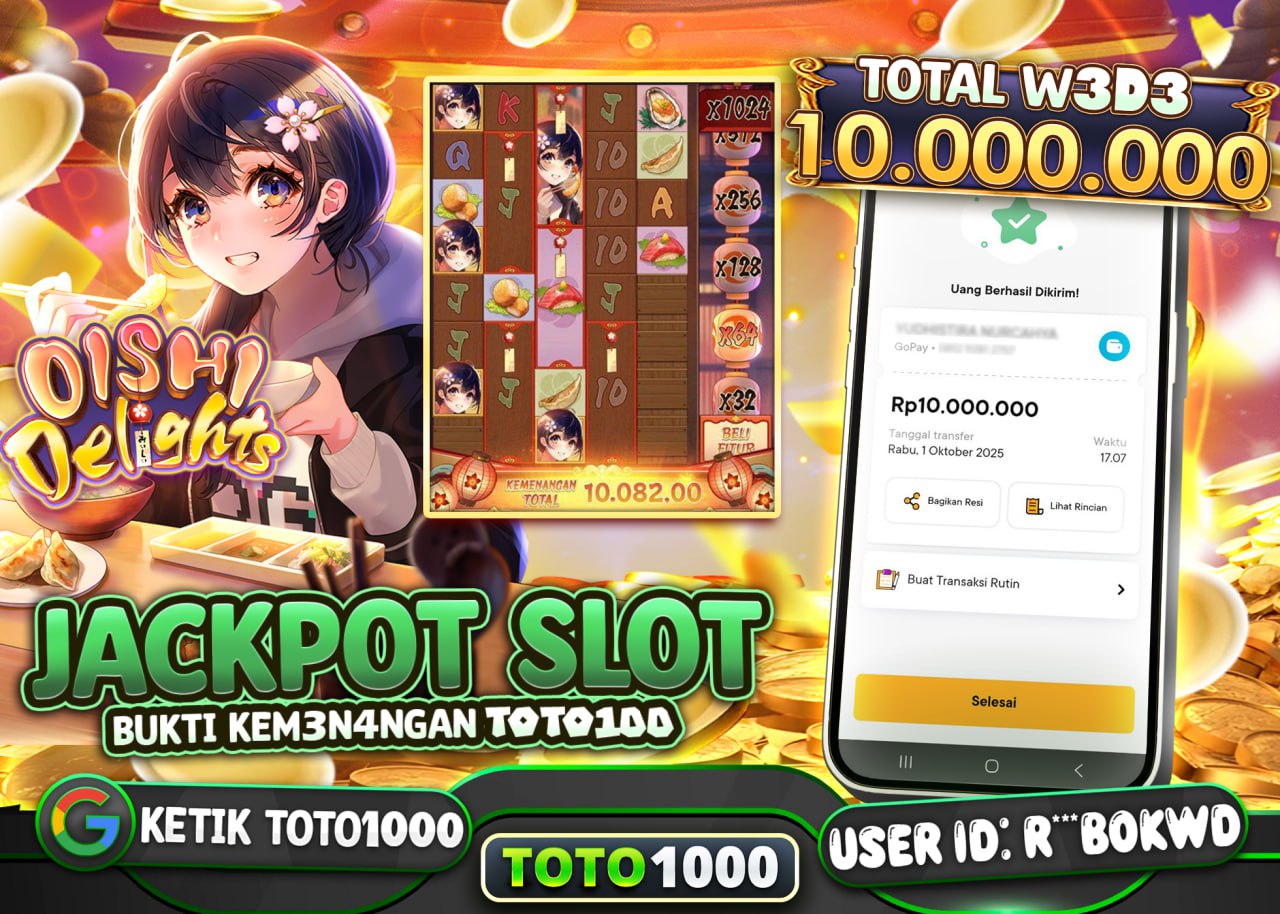 R***BOKWD JACKPOT OISHI DELIGHTS Rp 10.000.000 - LUNAS